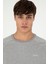 Erkek Gri Melanj Sweatshirt 50293405-VR109 2