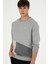 Erkek Gri Melanj Sweatshirt 50293405-VR109 3