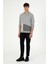 Erkek Gri Melanj Sweatshirt 50293405-VR109 4