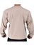 Açık Kahve Rahat Kesim Sweatshirt Big Sam 4618 4