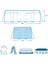 26792NP Dikdörtgen Prefabrik Aile Havuzu 488X244X107CM Merdiven + Örtü + Filtre Set 5