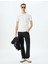 Kısa Kollu Bisiklet Yaka Pamuklu Slim Fit T-Shirt 1