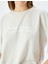 Arkası Baskılı Sloganlı Bisiklet Yaka Kısa Kollu Oversize T-Shirt 5