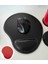 Bilek Destekli Mouse Pad - Dikişli Kaymaz Mouse Ped - Fare Pedi Kahverengi Mouse Pedi - Dikişli Oval Mouse Altlığı 3