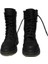 Siyah Şık Sportif Fermuarlı Kadın Bot 4