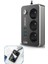 Isıya Dayanıklı Termal Akım Korumalı 2 mt 10A 2500W 3'lü Priz ve 3 Usbli 2.1A Uz - EMY4552-4848 2