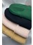 Unisex Düz Basic Katlamalı Kışlık Yerli 4'lü Bere Takımı 1