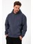 Bafatex Erkek Oversize 3 Iplik Kapşonlu Sweatshirt 1