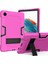 Samsung Galaxy Tab A8 10.5 (2021/2022) Için Kontrast Renkli Pc Silikon Kapak Kick Stand Tasarımı Koruyucu Gül / Tablet Kılıfı (Yurt Dışından) 1