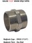 11/4" Sarı / Krom Dişli Nipel DN32 - Chrome Nipple 1