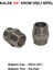 3/8" Sarı / Krom Dişli Nipel DN10 - Chrome Nipple 1