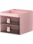 Masaüstü Saklama Kutusu Tüp Şeffaf Çekmece Tavşan Saklama Kutusu Pembe (Yurt Dışından) 1
