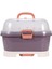 Taşınabilir Biberon Kurutma Plastik Sofra Kuru Saklama Kutusu-Mor (Yurt Dışından) 1