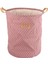 Su Geçirmez Çamaşır Sepeti Hediye Çantası Giysi Saklama Sepeti Pembe (Yurt Dışından) 3