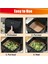 Hava Fritöz Gömlekleri 7.9 Inç Boyutu Kare Yapışmaz Yağlı Kağıt Yaprak Airfryer Parşömen Yağı-Ninja Için (Yurt Dışından) 5