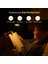 Şarj Edilebilir Kitap Işığı Mini 7 LED Okuma Işığı 3 Seviyeli Sıcak Soğuk Beyaz Esnek Kolay Takılabilen Lamba Okuma Gece Okuma Lambası (Yurt Dışından) 3