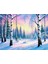 Büyüleyici Kış Manzarası: Arka Plan 200x150cm, Stüdyo Fonu 1