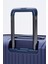 Polipropilen 3'lü Kırılmaz Valiz Seti Lacivert 5