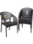 Lotus Rattan Bahçe Balkon Masa Takımı 6 Kişilik 90 x 150 cm Camsız Set 1. Kalite 2