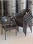 Lotus Rattan Bahçe Balkon Masa Takımı 6 Kişilik 90 x 150 cm Camsız Set 1. Kalite 4