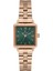 DK.3.10028-6 Kare Kadran Çelik Kaplama Rose Gold Kadın Kol Saati 1