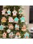 Pvc Noel Evi Kolye Noel Ağacı Dekorasyon 8 Adet Takım A (Yurt Dışından) 2