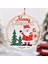 Noel Dekoratif Ahşap Kolye Hediye Noel Baba (Yurt Dışından) 4