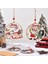 Noel Dekoratif Ahşap Kolye Hediye Noel Baba (Yurt Dışından) 5