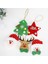 Noel Ağacı Kolye Peluş Bebek Süsleri 5 Adet Torba (Yurt Dışından) 4