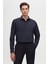 Ds Damat Slim Fit Lacivert/açık Mavi Italyan Yaka Dar Kesim Klasik Kravatlık Uzun Kollu Kolay Ütülenebilir Nefes Alan 2'li Gömlek 2