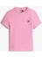 Tommy Jeans Kadın Pembe Badge Crew T-Shirt 5