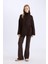 Oversize Geniş Kalıp Balıkçı Yaka Basic Düz Triko Kazak Tunik A6445AX24CW 2