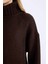 Oversize Geniş Kalıp Balıkçı Yaka Basic Düz Triko Kazak Tunik A6445AX24CW 4