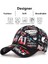 Mektup Baskılı Snapback Beyzbol Şapkaları Ilkbahar ve Sonbahar Açık Hava Ayarlanabilir Günlük Şapkalar Güneş Kremi - Seçenek Siyah-Ayarlanabilir (Yurt Dışından) 5
