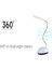 LED Okuma Masası Işığı Katlanır Göz Korumalı Kitap Işığı Aaa Pil ile Çalışan Gece Lambası Yatak Odası Başucu Çalışma Seyahat Aydınlatması (Yurt Dışından) 4
