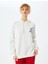 Arkası Baskılı Kapüşonlu Oversize Sweatshirt 3