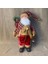 El Yapımı Yılbaşı Temalı Noel Baba ve Ahşap Kızağı 2'li Biblo Set 2