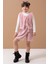 Pembe Peluş Yelekli Badili Kız Çocuk Şort Etekli Takım 19557 1