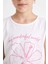 Kız Çocuk Pijama Takımı Baskılı Kolsuz Üst Şort C8499A824SM 5
