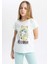 Kız Çocuk Baskılı Kısa Kollu Pijama Takımı C1950A824SP 3