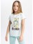 Kız Çocuk Baskılı Kısa Kollu Pijama Takımı C1950A824SP 4