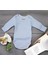 Düz Uzun Kollu Erkek Bebek Çıtçıtlı Body (Babytoo) 1