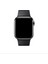 Apple Watch Se 2 (40MM) Uyumlu Parçalı Çizgi Tasarımlı Metal Kordon-35 Siyah 1