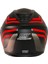 966 WX20 Red Çene Açılır Mat Siyah-Kırmızı Kask 4