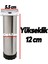 Metal Baza Ayak 12 cm Krom 3