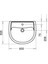 Alize Lavabo 50 x 60 cm 3