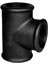 Fitings - Te Siyah 3/4" 1