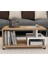 Home Enda Sultan Tekerlekli Orta Sehpa 86,5 x 50 cm Atlantik Çam 4