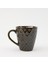 Porselen Kupa Kase Seti Bowl Mug Kahvaltı Ikili Set (Koyu Kahverengi) 4