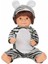 Bebelou Hayvan Kostümlü Bebek Set 40CM 1